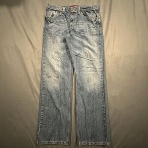 Vintage Y2K Tony Hawk Jeans Mens 34x34 Skater Retro Grunge 2000s Faded Denim